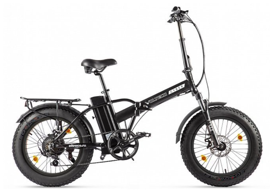 Велосипед Eltreco VOLTECO CYBER черный-2168 022303-2168