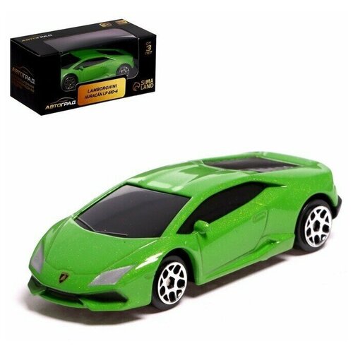 Машинка металлическая Uni- Fortune RMZ City 1:64 LAMBORGHINI HURACAN LP610-4, Цвет Зелёный