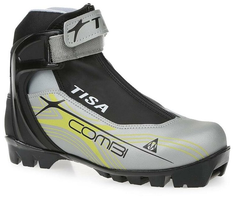 Детские лыжные ботинки Tisa COMBI 2021-2022, р.45, серый