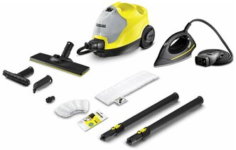 Пароочиститель KARCHER SC 4 EasyFix Iron Kit (1.512-461.0), желтый/черный