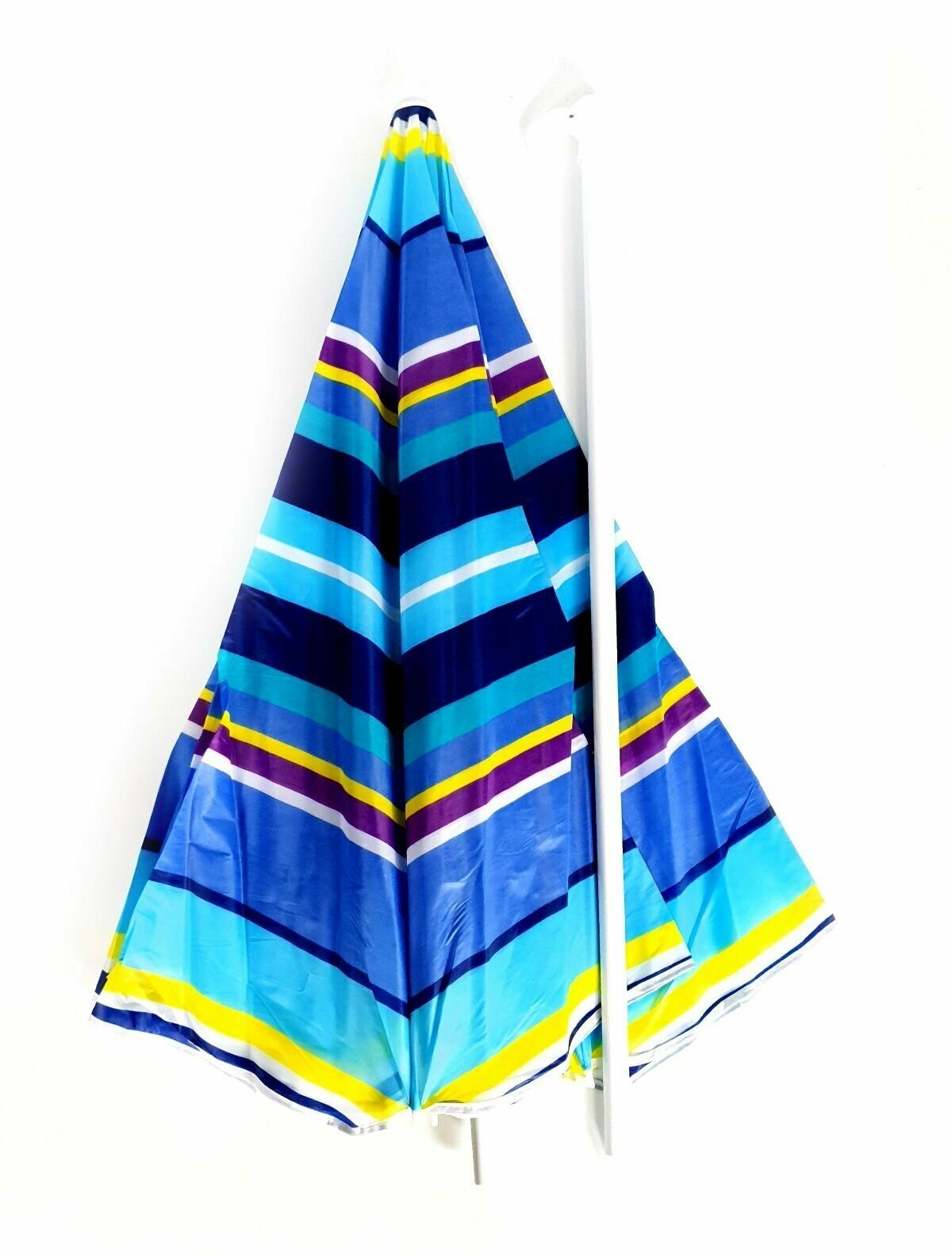Зонт пляжный садовый синий - фотография № 8