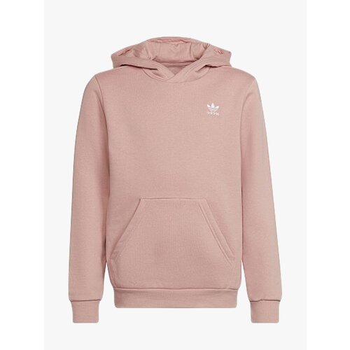 фото Худи adidas для девочек, капюшон, размер 152, розовый