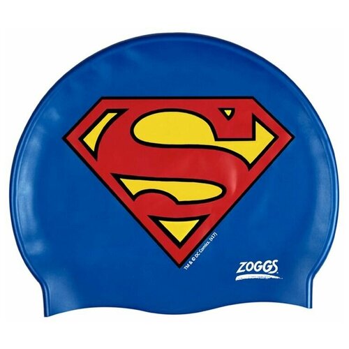 фото Шапочка для плавания силиконовая детская zoggs superman silicone cap skull