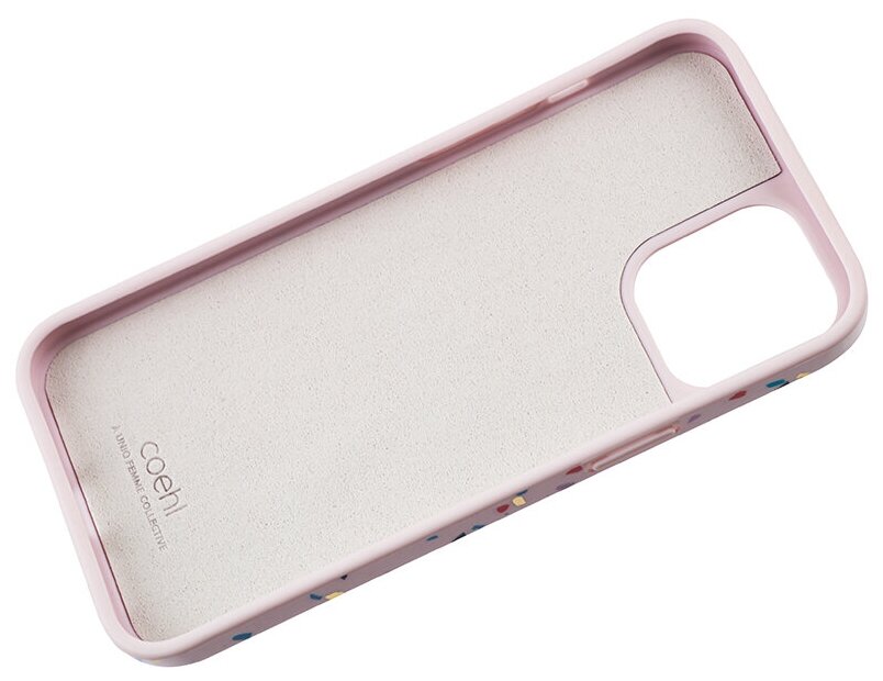 Uniq для iPhone 12 Pro Max (6.7) чехол COEHL Terrazzo Pink