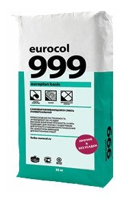 Смесь сухая Forbo Flooring Europlan Basic 999 (Форбо Флуринг Европлан Бэйсик 999) 25.00кг. самовыравнивающаяся смесь