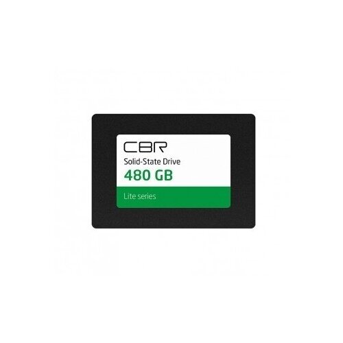 CBR накопитель CBR SSD-480GB-2.5-LT22, Внутренний SSD-накопитель, серия Lite, 480 GB, 2.5, SATA III 6 Gbit/s, SM2259XT, 3D TLC NAND, R/W speed up to 550/520 MB/s, TBW (TB) 240