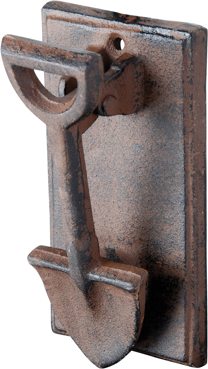 Ручка-молоток дверная чугунная "Лопата" DB55 Esschert Design 8.4 x 5.5 x 16.2 см