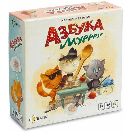 Настольная игра Азбука Мурррзе - Эврикус [BG-17079] настольная игра эврикус попрыгунчики