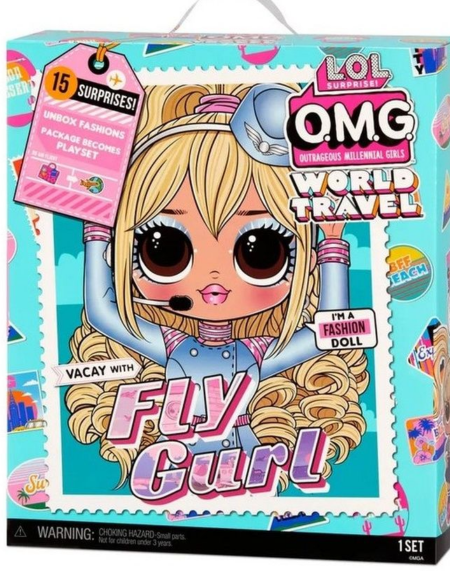 Кукла L.O.L. O.M.G. World Travel Fly Gurl, 25 см, 579168