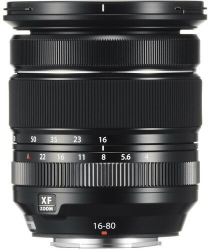 Fujifilm XF 16-80mm f/4 R OIS WR Lens, Black