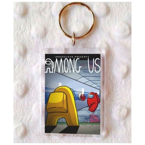 Брелок брелок пластиковый among us 3