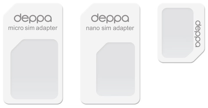 Nano sim card адаптер для мобильных устройств, Deppa 74000