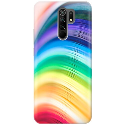 фото Re:pa накладка transparent для xiaomi redmi 9 с принтом "разноцветные нити"