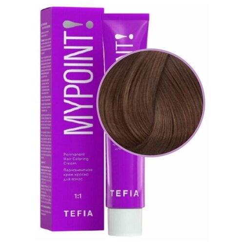 Tefia Mypoint гель-краска для волос Tone On Tone, 7.8 блондин коричневый краска для волос tefia mypoint гель краска для волос тон в тон 60мл цвет 8 0 светлый блондин натуральный