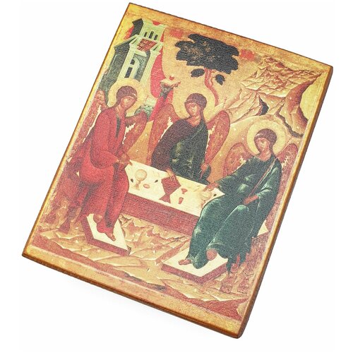 Икона Святая Троица, размер иконы - 30х40 алмазная живопись иконы color kit святая троица ik011