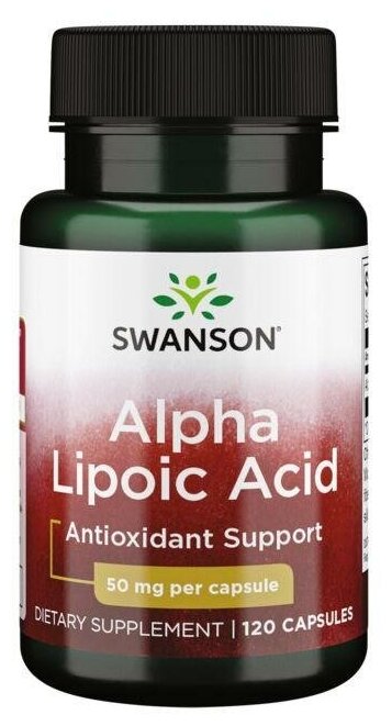 Swanson Alpha Lipoic Acid 50 мг 120 капс