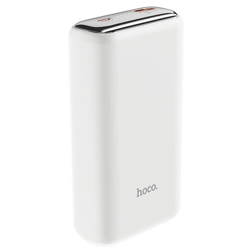 Портативный аккумулятор Hoco Q1A Kraft PD3.0 + QC3.0 20000mAh, белый, упаковка: коробка портативное зу hoco power bank q1a 20000 mah pd 20w qc3 0 черный 28