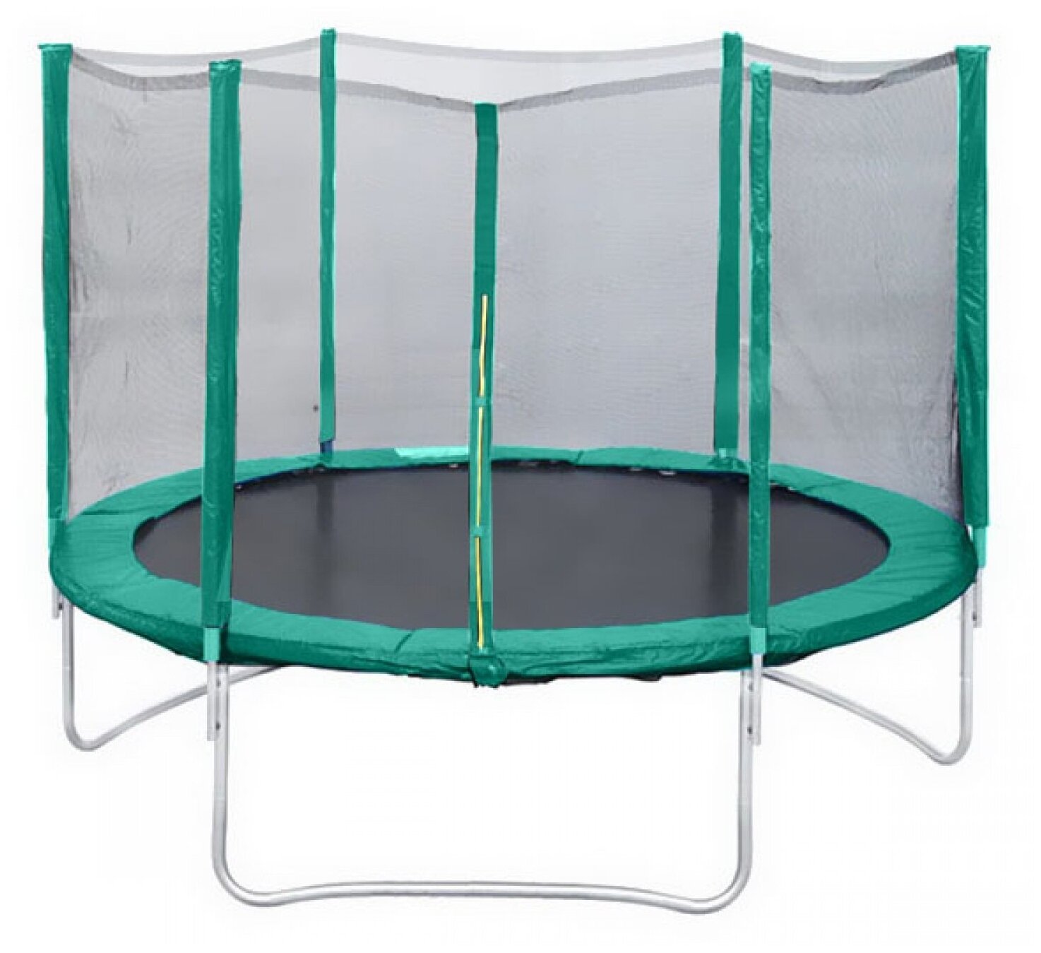 Каркасный батут КМС Trampoline 8 240х240х213 см зеленый