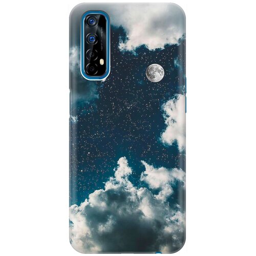 фото Силиконовый чехол на realme 7 / рилми 7 с принтом "лунное небо" re:pa