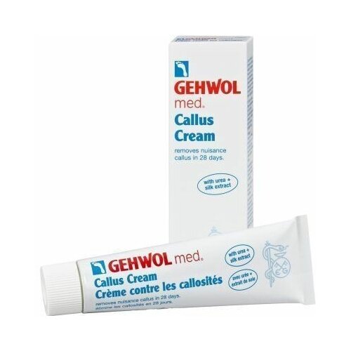 Gehwol med, Hornhaut creme, Крем для загрубевшей кожи, 125 мл геволь крем д ног для загрубевшей кожи 75мл