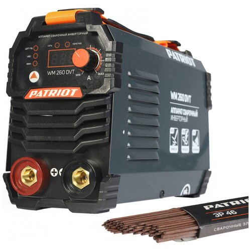 Аппарат сварочный инверторный PATRIOT WM260DVT MMA с подарком Маска 351D 1060000₽