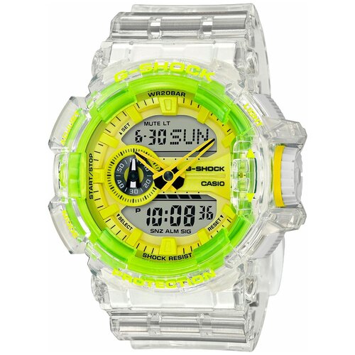 фото Наручные часы casio casio g-shock ga-400sk-1a9er, черный, розовый