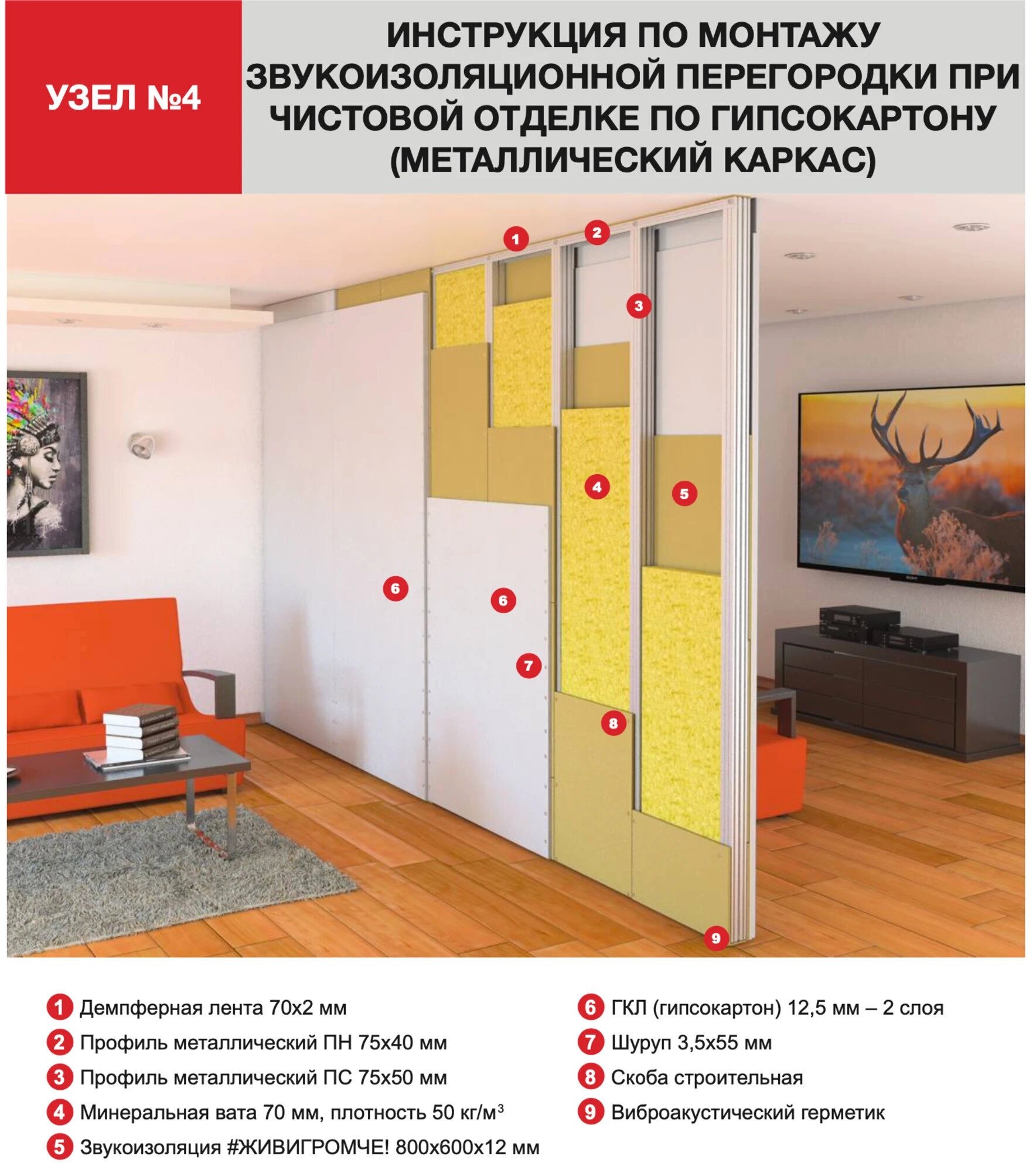 Хвойная звукоизоляция ЖивиГромче! 12 мм 3.84 м² - фотография № 16