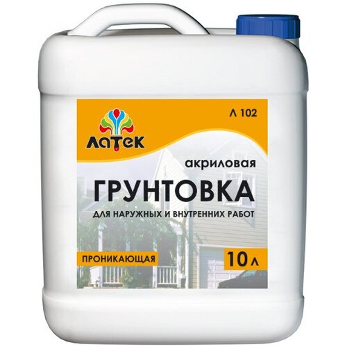 грунт акриловый ceresit ct17 pro универсальный 10л арт 2636644 Грунт акриловый латек л102 универсальный 10л, арт. 4607067844910