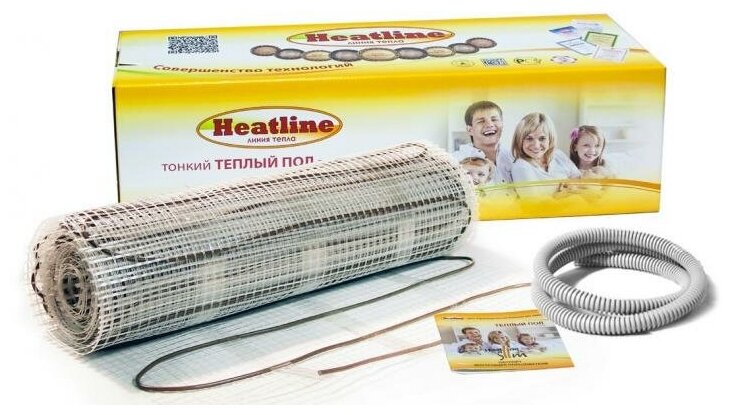 Двухжильный нагревательный мат Heatline SLIM MS-300-2,0