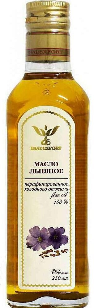 Масло льняное Dial-Export нерафинированное, 250 мл