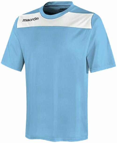 Футбольная футболка macron, размер S, голубой