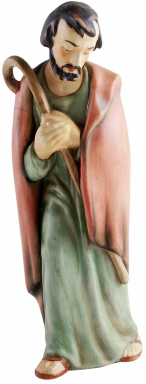 Коллекционная большая статуэтка Hummel "Святой Иосиф". Фарфор, ручная работа. Германия, Goebel, 1990-1999 гг.