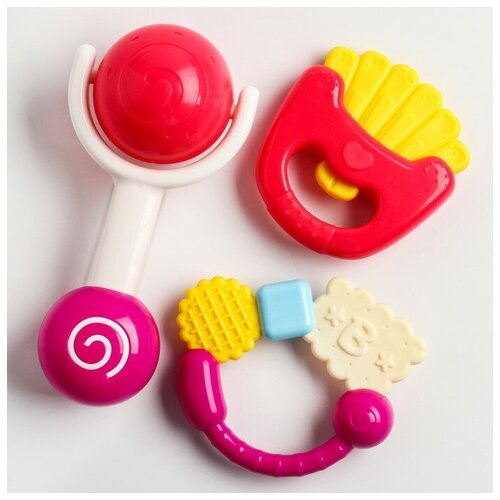 желтый, белый, розовый