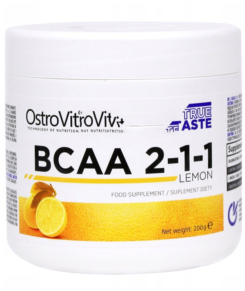 OstroVit BCAA 2:1:1 (200 гр) - Лимон