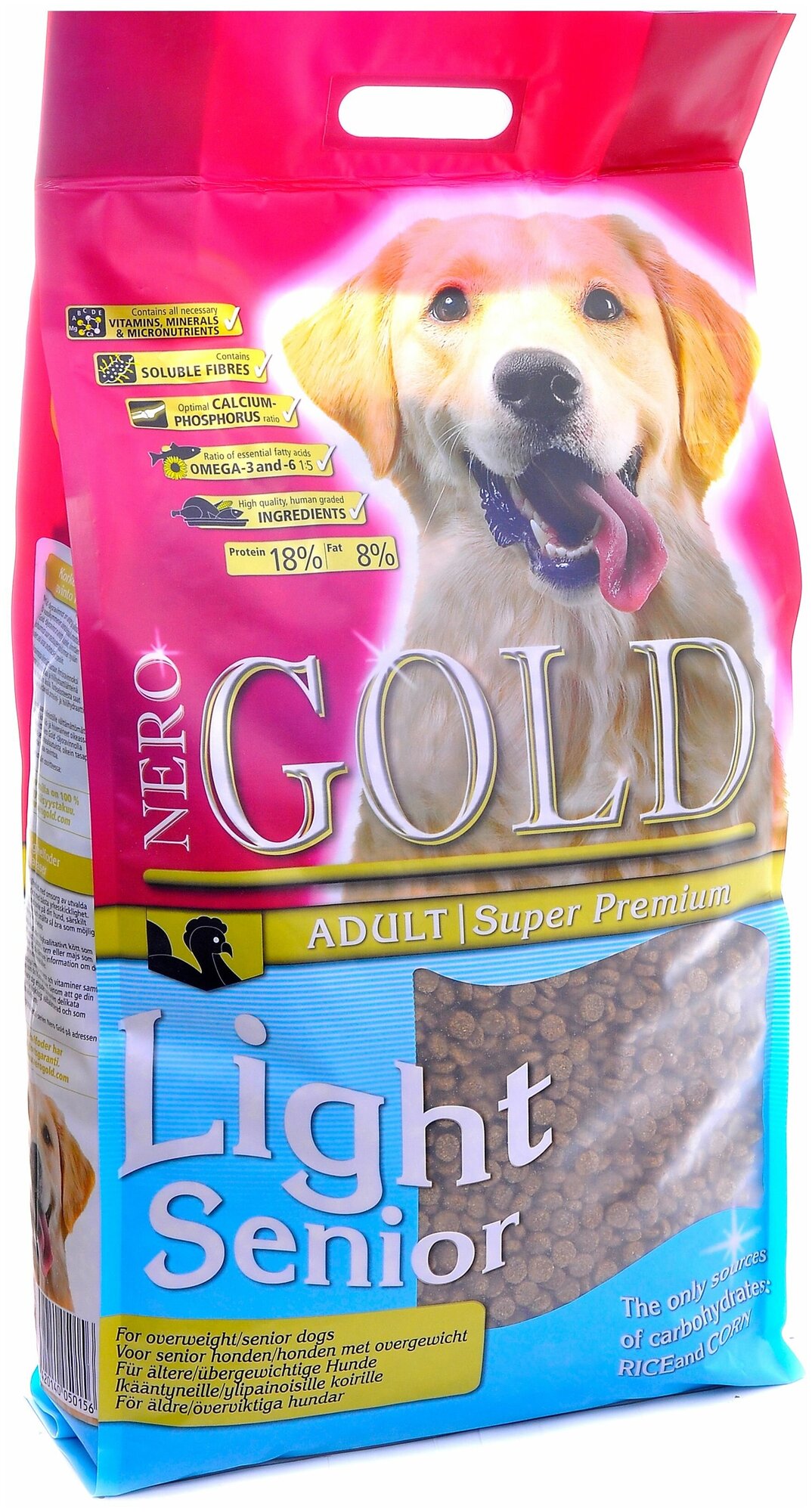 Сухой корм для собак Nero Gold при склонности к избыточному весу, индейка 1 уп. х 1 шт. х 2.5 кг - фотография № 1
