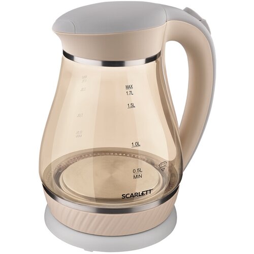 Чайник электрический Scarlett SC-EK27G86 17л 2200Вт с подсветкой стеклопластик 331100₽