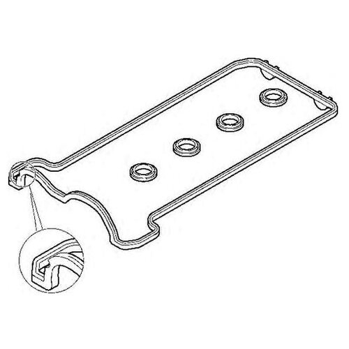 фото Набор прокладок клапанной крышки elring 475.850 для mercedes e-class s210,w210, s-class c140,w140, sl r129