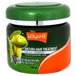 Маска для волос с маслом жожоба и протеинами шелка Lolane Natura Treatment for Dry & Damaged Hair + Jojoba Oil & Silk Protein, 100 мл - изображение