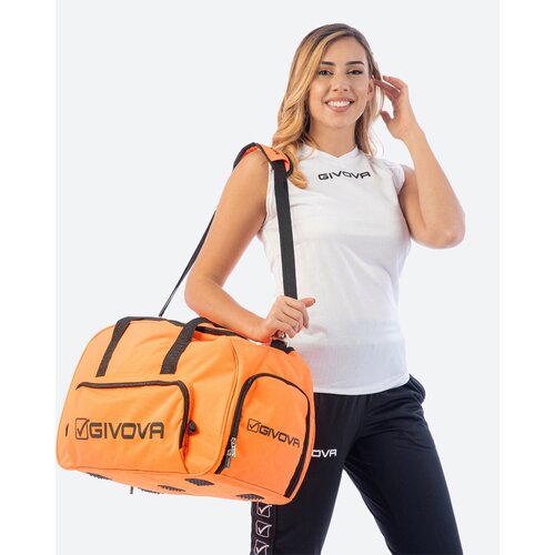Спортивная сумка GIVOVA BRERA,итальянская, оранжевая