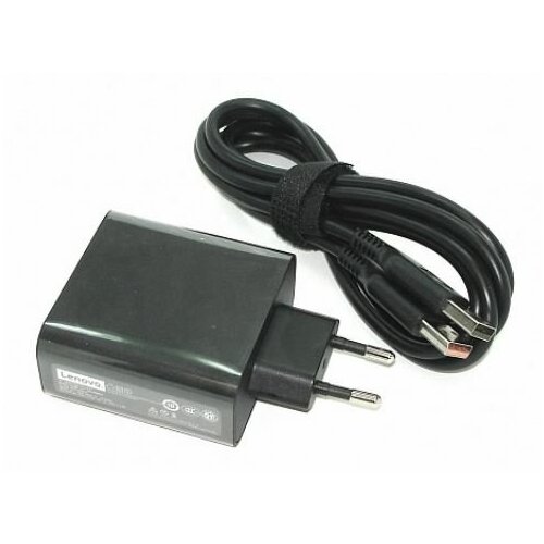 Блок питания Lenovo USB разъем, 40W (20V, 2A/ 5V, 2A) для Lenovo Yoga 3 80HE, ORG блок питания для ноутбука lenovo yoga 20v 3 25a 65w org квадрат