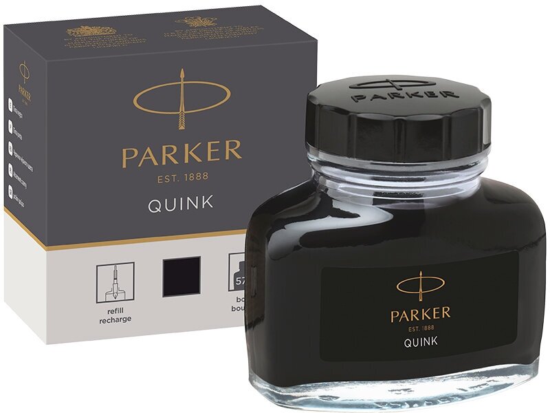 Чернила Parker "Bottle Quink" черные, 57мл