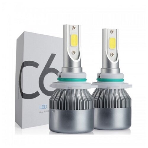 фото Светодиодная лампа abc "c6" led цоколь hb4 9006 (5500k) 36w (2шт) a-market