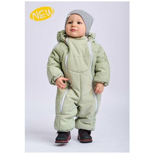 фото Комбинезон сонный гномик размер 62, зеленый