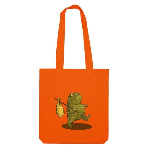 фото Сумка шоппер us basic, оранжевый