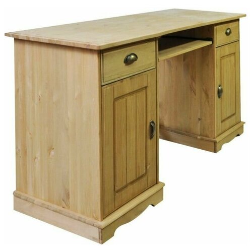 Письменный стол из сосны с тумбой и ящиками Клаудиа