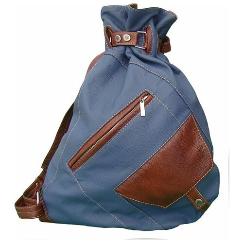 фото Рюкзак через плечо sofitone rl 005 d2-b6 синий - рыжий