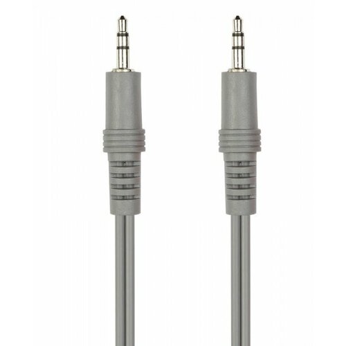 Кабель AUX Smartbuy KA-321 Jack 3.5mm (m)-Jack 3.5mm (f) 1.8м силикон серый (1/350) кабель удлинительный jack 3 5 exegate ex205309rus