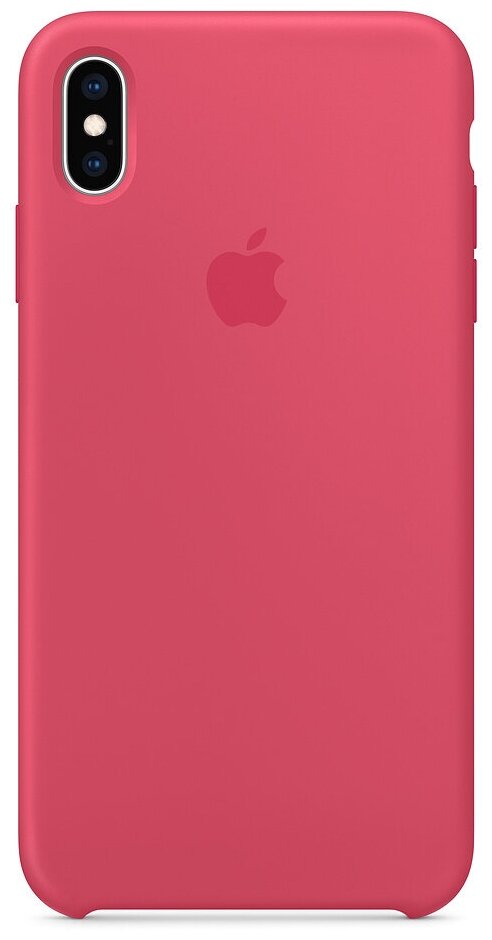 Панель силиконовая Apple для iPhone XS Max hibiscus