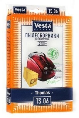 Vesta filter Бумажные пылесборники TS 06, 4 шт. - фото №5