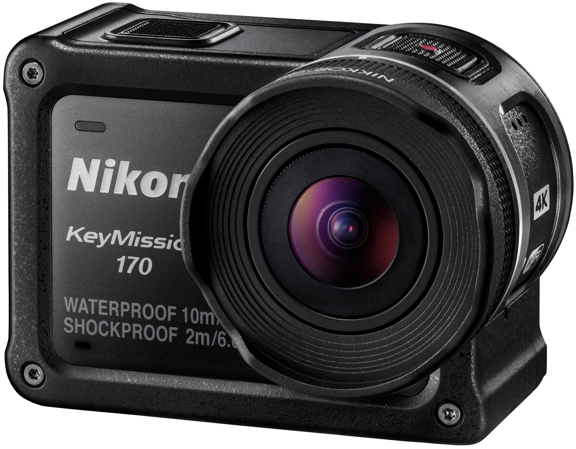 Экшн-камера Nikon KeyMission 170, 12.71МП, 3840x2160, черный